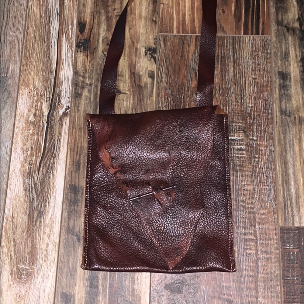 Handmade softest leather crossbody bag